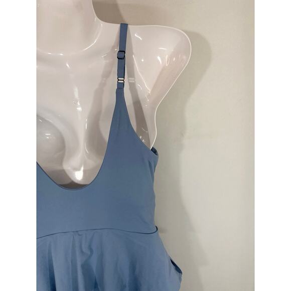 Halara Softly zero Airy Tiered Ruffle Mini Slip Dance‎ Active Dress UPF50+ Sz. S - Picture 9 of 14